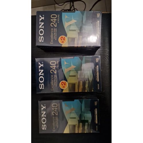 CASSETTE VHS SONY EXCELLENCE EXTRA HAUTE QUALITE 240 minutes