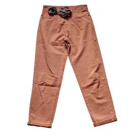 Jean Mom Fit Saumon Taille 34