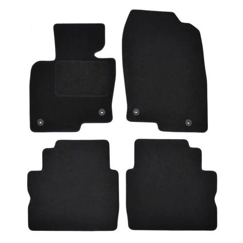 Tapis De Sol - Mazda - Cx-5 - Velours Noir - Ajustement Précis - Renforcé Sous Les Pédales