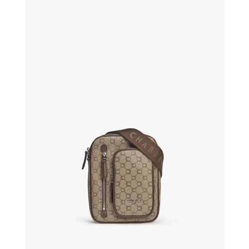 Sacoche - CHABRAND - Icone - Toile enduite - Cuir - Poches zippées