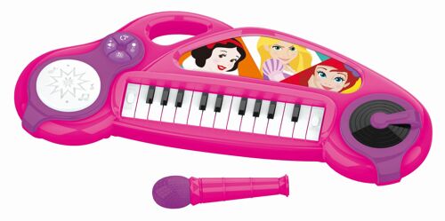Piano électronique Disney Princesse avec effets lumineux et microphone