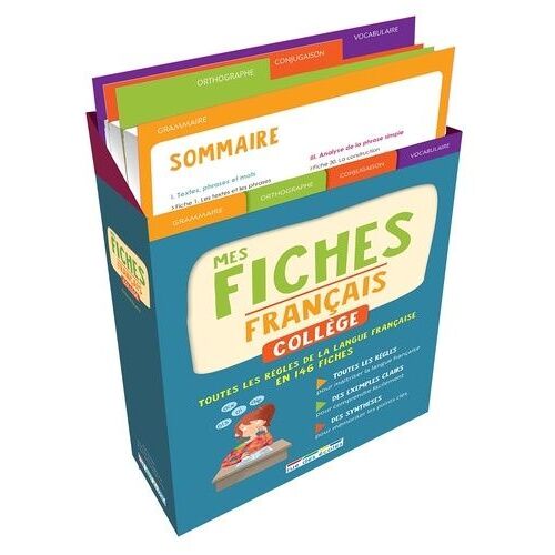 Coffret Mes Fiches Français Collège