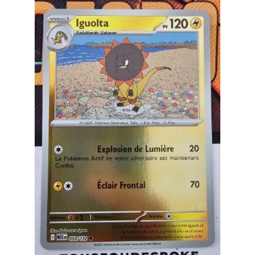 Pokemon Iguolta 053 / 132 Reverse Méga Évolution Me01