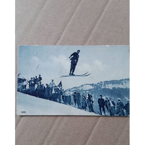 Saut À Ski. Suisse 1909.
