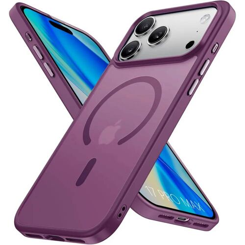 Coque Rigide - BOOLING - pour iPhone 17 Pro Max - Antichoc - Anneau Magnétique - Bordeaux - E.F.CONNECTION