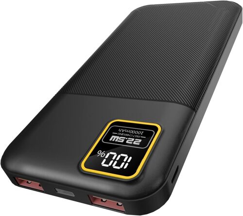 Kalanka-Batterie Externe 10000mah, Power Bank Portable Usb C Entrée/Sortie, Achat Groupé Pas Cher, Pd 22,5w Charge Rapide, Compatible Iphone ¿ Idéale Pour Le Voyage, Le Camping Et Le Bureau