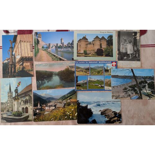 Lot De 10 Anciennes Cartes Postales (Lot 15)