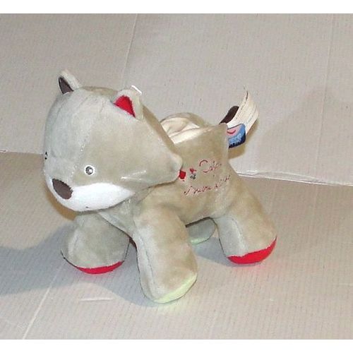 doudou loup cajou sucre d orge