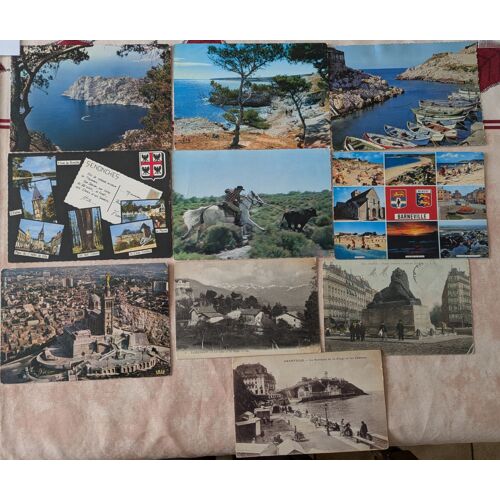 Lot De 10 Anciennes Cartes Postales (Lot 16)