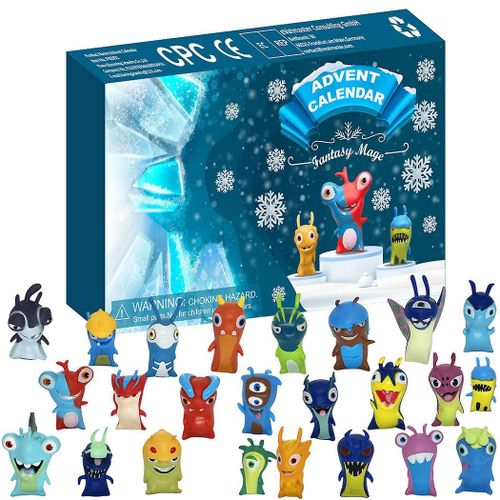Calendrier de l'Avent Slugterra ¿ 24 figurines mystères pour fêter Noël