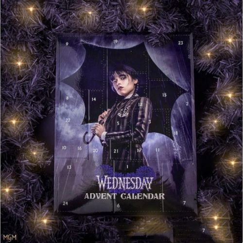 Calendrier de l'Avent Mercredi Addams ¿ 24 petites surprises de Noël pour une ambiance unique