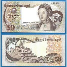 Portugal 50 Escudos 1968 Infanta D. Maria Billet Europe Escudo Sintra