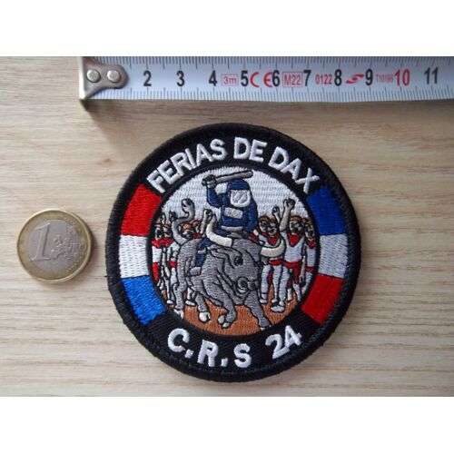 Écusson Crs 24 France Féria De Dax Landes France Insigne Collection