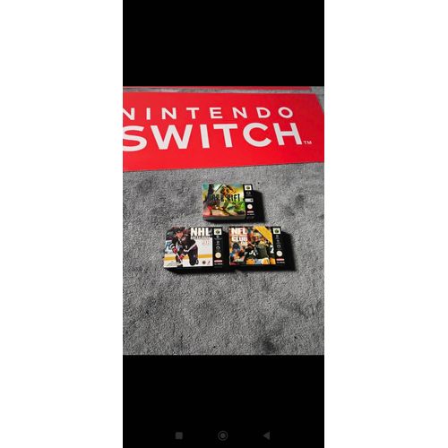 3 Jeux Nintendo 64 (Dark Rift / Nhl 98 / Nfl Club 98)