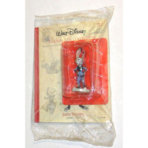 zootopie Figurine Judy Hopps Disney + Livre Sur Les Secrets Du Personnage N°57 Disney