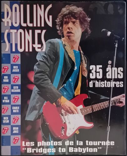 The Rolling Stones: 35 Ans D'Histoire Magazine 50 Pages Avec Historique, Photos + Poster 1998