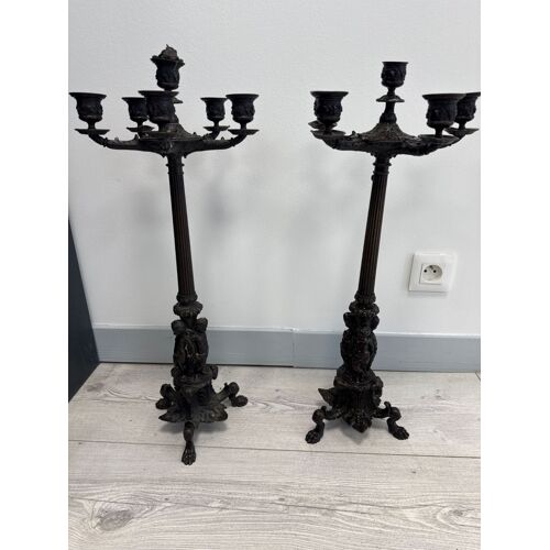 Chandeliers En Bronze Époque 18 Eme