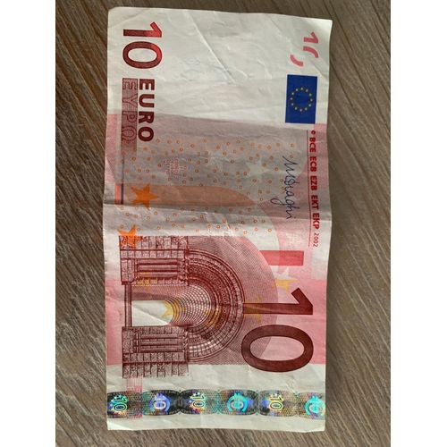 Billet De 10€ De 2002 Signé Mario Draghi
