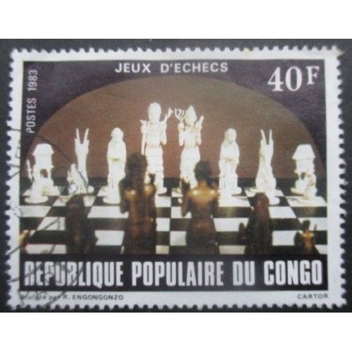 Congo N°698 Echecs Oblitéré