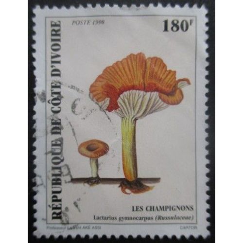 Cote D'Ivoire N°1000 Champignons Oblitéré