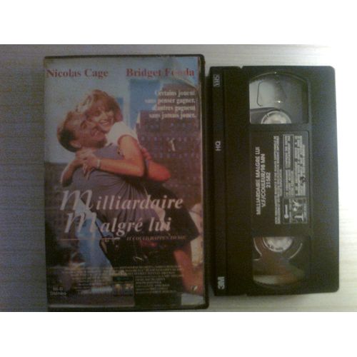 Cassette Vidéo Vhs - Milliardaire Malgré Lui - Nicolas Cage