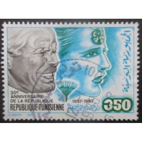 Tunisie N°1082 Président Bourguiba Oblitéré
