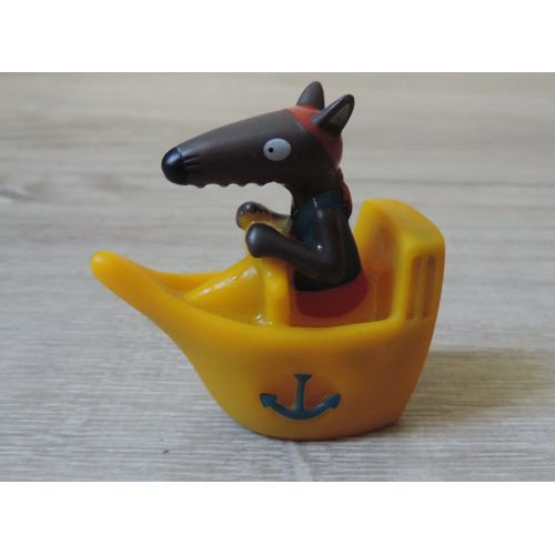 FIGURINE LE LOUP EN BATEAU (AUZOU)