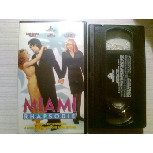 Cassette Vidéo Vhs - Miami Rhapsodie - Sarah Jessica Parker