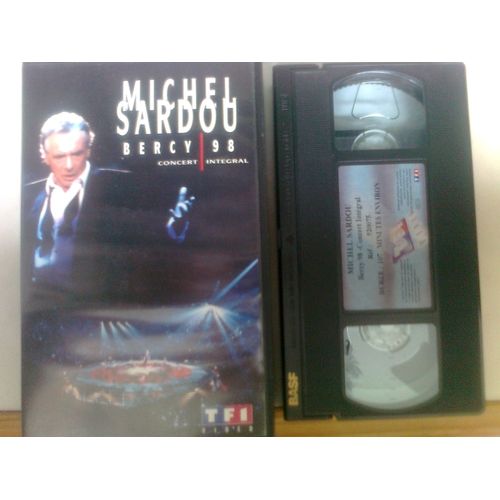 Cassette Vidéo Vhs - Michel Sardou - Bercy 98