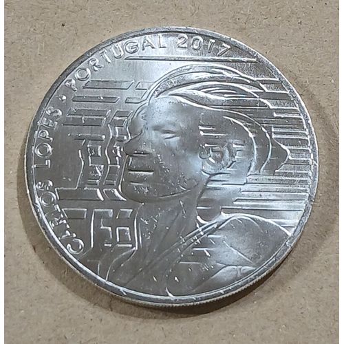 7,5 Euro De Portugal 2017 Ag Unc - Idoles Sportives, Carlos Lopes