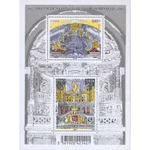 Art : Orgue De Saint-Jacques De Lunéville Feuillet 4708 Année 2012 N° 4708 4709 Yvert Et Tellier Luxe