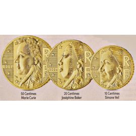 Lot 3 Pièces (Pack) 10, 20, 50 Cent Euro France 2024 Neuves