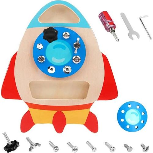 Tableau En Bois Éducatif Topjowga : Le Jouet Parfait Pour Stimuler L'apprentissage Des Enfants