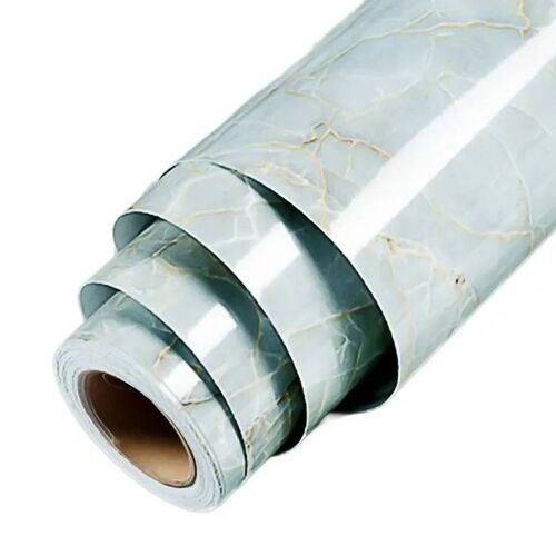 Film autocollant - NIKCORP - Imitation marbre - 40 x 300 cm - Imperméable - Vert