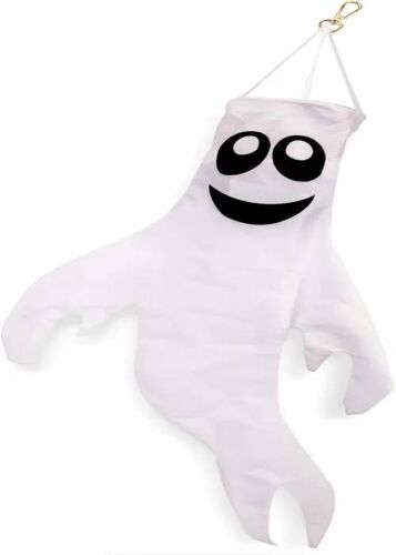 Fantôme Suspendu - NIKCORP - 109 cm - Décoration d'Extérieur - Halloween - Résistant aux intempéries