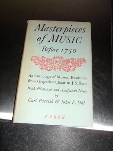 Masterpieces Of Music Before 1750