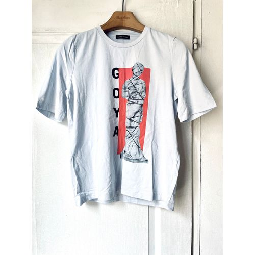 Stine Goya T-Shirt Bleu Clair Imprimé Vénus, Taille Xs, Comme Neuf, 100%Coton Organic