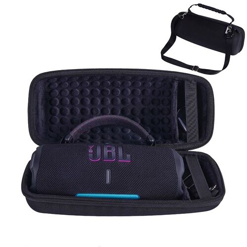 Étui de Protection Compatible JBL Charge 6 Enceinte Portable avec Bandoulière - étui Seulement - Noir