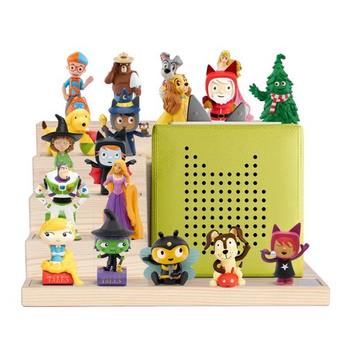 Todeco Étagère Magnétique, Pour Tonie Box Et Tonies, Jusqu'à 15-20 Tonies, Poser Ou Murale, Étagère Pour Boîte À Musique Pour Enfant, Escalier