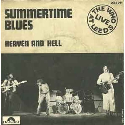 The Who Summertime Blues/Heaven And Hell 45t