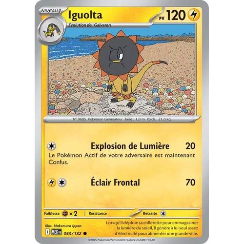 Carte Pokémon - Iguolta - 043/132 - Méga-Evolution