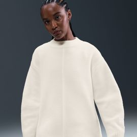 Pull À Col Ras-Du-Cou Nike Pour Femme - Marron