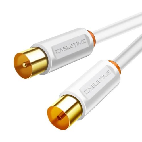 TV M/F 3C2V câble vidéo pour télévision haute définition HD haute qualité antenne TV STB ligne de télévision numérique C268 white 3 meters