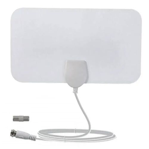 Antenne numérique d'intérieur HD,antenne 1080p,maison,hôtel,TV,portée de 200 Beauté WHITE