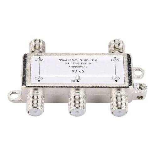 Séparateur de câble coaxial numérique à 4 voies,5-2400MHz,distributeur de Signal Satellite/antenne de télévision,récepteur pour SATV/CATV