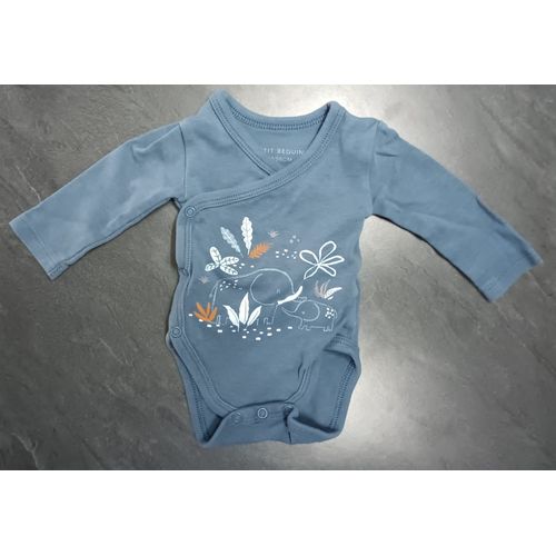 Body Gris Pour Bébé 1 Mois