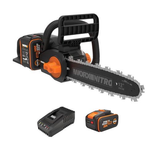 Tronconneuse sur batterie WORX Wg350e 20 V, guide de 30 cm
