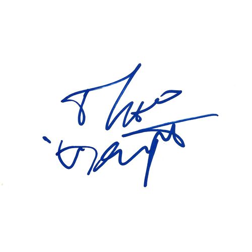 Autographe De : Thomas Pesquet