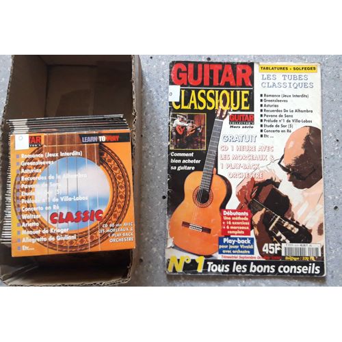 Guitare Classique Magazine. Lot De 47 Magazines. Du N° O Au N° 51. Avec Les Cd Correspondants (Manque N°7 , 8 , 18, 19 Et 20).