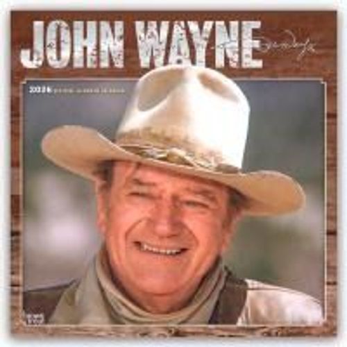 John Wayne 2026 Square Flap Foil Calendar Calendar Book